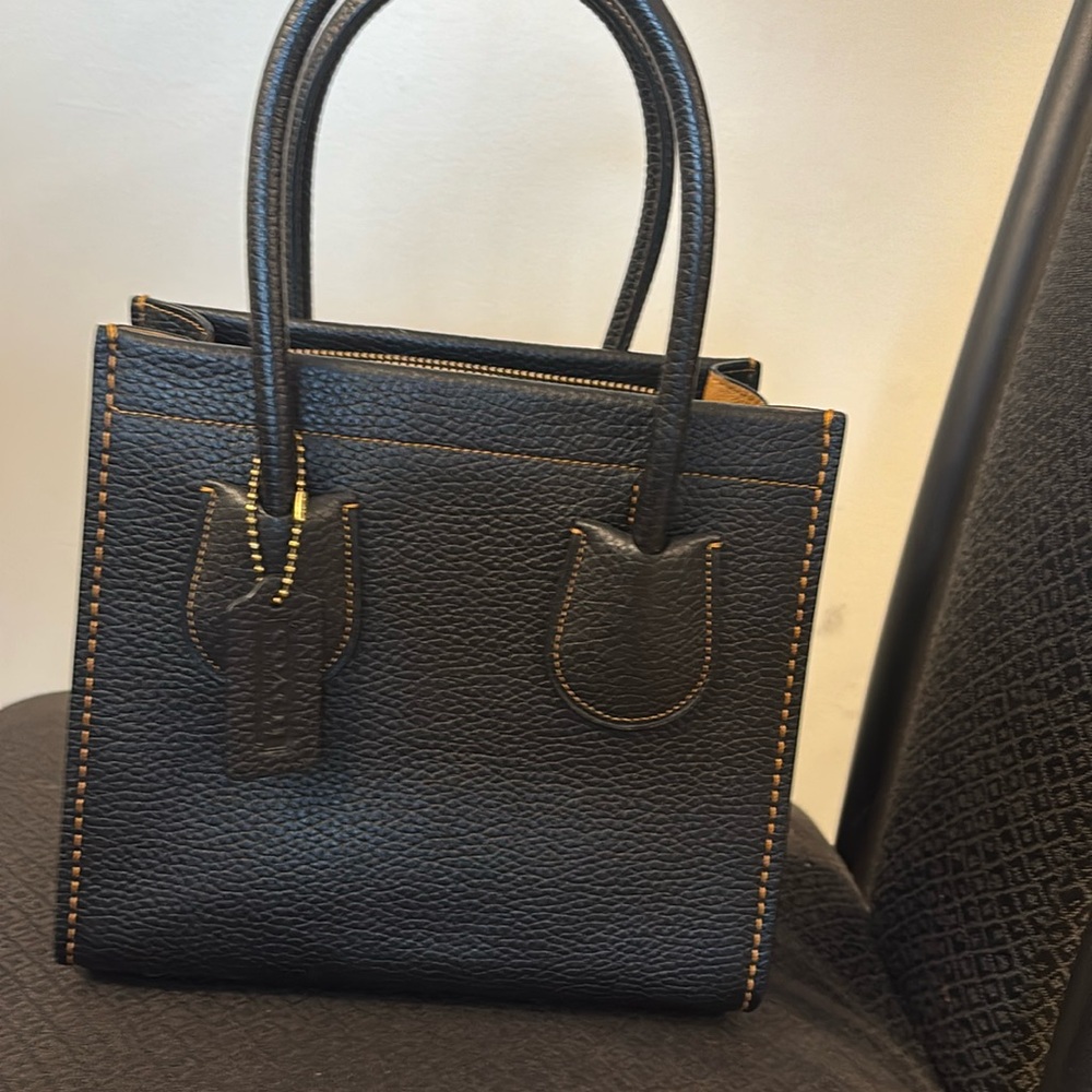 Coach black small Cashin limited edition tote